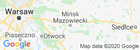 Minsk Mazowiecki map